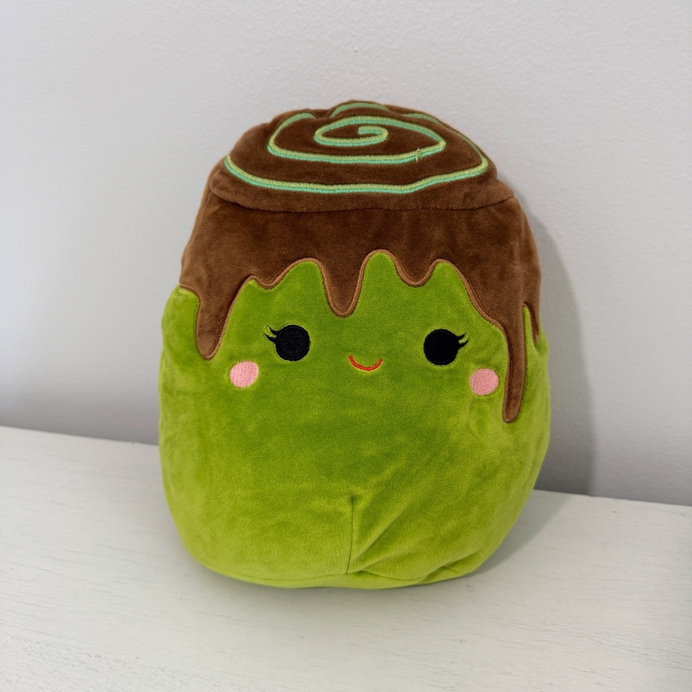 Squishmallows Malta the Matcha Cinnamon Roll Plush Toy Unisex 9.5 Inch
